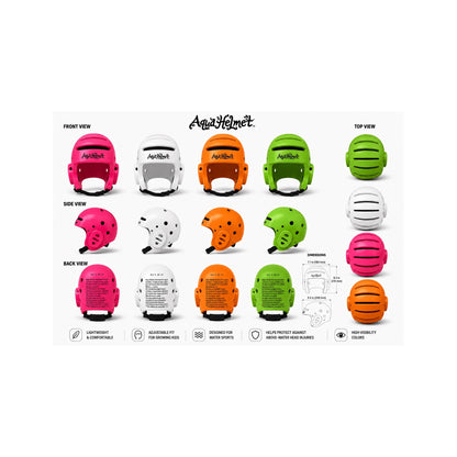 aqua helmet protecting water adventures