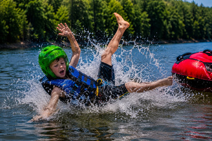 Aqua Helmet - Children and Young Adults Protective Water Helmet - Lime Green